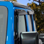 Goodyear Shatterproof Window Deflectors for Jeep Wrangler JK 2007-2018, Tape-on Rain Guards, Window Visors, Vent Deflector Visor, Car Accessories, 4 pcs. - GY008943