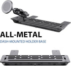 Stainless Steel Phone Mount for 2009-2014 Ford F150 Phone Holder with Magnetic Heads - All-Metal Shakeproof Dash Mount Install Super Stable - Ford f150 Phone Mount