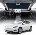 for Tesla Model 3/Y Sun Shade Windshield Cover - Custom Fit 3/Y Accessories 2016-2025 2026 Sunshade Foldable UV Protection & Heat Shield Sun Visor Accessories