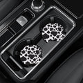 4 Pack Car Coasters, 2.75inch Cow Print Car Cup Holder Coasters for Cars, Neoprene Cup Pad Mat for Cup Holders for Women