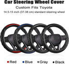 Steering Wheel Cover for Toyota, Auto Car Steering Wheel Cover for Toyota Highlander Rav4 Corolla Camry,Standard Size - Blue