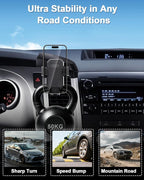 Car Phone Mount for Toyota Tundra 2007 -2013 /Sequoia 2008-2013 Accessories | Custom Air Vent Auto Lock Car Phone Holder for Tundra Fixed Cilp Hands Free 360° Rotation Phone Cradle for All Smartphone