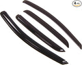 Outside Mount Window Vent Visors Rain Guards Compatible with Ford Taurus 2008-2009 | Side Window Wind Deflectors Rain Shields | Smoke Tinted, 4 Pcs Set, DGWV-171