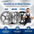 NON ACID Professional Wheel & Tire Cleaner 16 oz – Works with Tire Brush | Car Wash Cleaning Spray for Car Detailing | Removes Brake Dust, Oil, Dirt, Light Corrosion