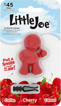 Little Joe 96407 Cherry Scent Car Air Freshener Vent Clip, Fights Odors for up to 45 Days, Long-Lasting Freshness, Cute Car Odor Eliminator, Pack of 1
