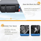Car Sun Visor Organizer, Auto Consoles Organizer with Sunglasses Storage Box,Multi-Pocket Visor Accessories for Truck, SUV，Hold Card/Pen/Driver's License