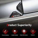 2PCS Car Door Corner Protector Edge Guards, 1.77"x1.77" Carbon Fiber Anti-Collision Car Door Edge Protector, Self-Adhesive Anti-scratch Protective Cover, Universal Auto Corner Protect(Sport)