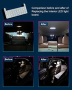 Rear Dome LED Light Board,6000K White Light,Cab Interior Lamp Upgrade Accessories,Fit For Toyota 3rd Gen Tacoma (2016-2023),FJ Cruiser (all series),4Runner (2007-2024),RAV4 (2005-2021)