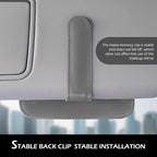 1 PC Car Sun Visor Organizer, Sunglass Holder & Document Storage Pocket Organizer, Car Visor Accessories with Insurance and Registration Card, Universal for Cars, Trucks, SUVs (Gray)