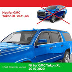 Goodyear Shatterproof in-Channel Window Deflectors for GMC Yukon XL 2015-2020, Rain Guards, Window Visors for Cars, Vent Deflector, Car Accessories, 4 pcs - GY008139
