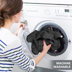 Cleaning Cloth Dry Erase Cloth Cleaning Rags Reasonable Kitchen Towels Microfiber Towels Cars Wash(6 x 6 Inch,Black,30 Pcs)