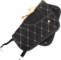 Car Backseat Kick Mat Protector for Anti-kick Seat Back Cover Pad Black Pu Leather Seat Protector Safety