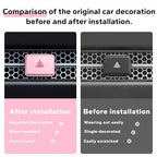 Polodunn for Honda Civic 2022-2025, for Accord/HRV/CRV 2023-2025, for Acura Integra 2023 2024 - Hazard Warning Light Push Button Cover, Emergency Flashers Trim Accessories (Pink)