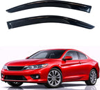 KPY Rain Guards Fit for 2013-2017 Honda Accord Coupe, Out-Channel Window Visors Vent Wind Deflectors 2PC, Car Accessories for 13-17 Accord (Coupe Only)