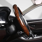 16 inch Steering Wheel Cover for Ford F150 F250 F350 Ram 4Runner Tacoma Tundra Range Rover, Car Wood Grain Steering Wheel Cover Men Women, Anti-Slip, Comfortable, Odorless