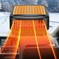 Portable Car Heaters for Vehicle,200W Fast Heating Car Defroster Defogger 12V Car Heater that Plugs into Cigarette Lighter, 360° Rotatable 2 in 1 Heating & Cooling (Orange)