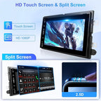 4Core+64G Car Radio Stereo for Ford F150/F250/F350 2004-2014, 7 inch 1080P Touch Screen Car Stereo with Wireless CarPlay Andriod Auto, Bluetooth, GPS, HiFi, SWC, WiFi, HD Backup Camera