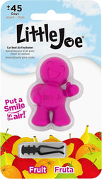 Little Joe 96404 Fruit Scent Car Air Freshener Vent Clip, Fights Odors for up to 45 Days, Long-Lasting Freshness, Cute Car Odor Eliminator, Pack of 1