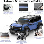 Windshield Cover for Ice and Snow, 600D Car Windshield Cover with Mirror Covers, Upgraded Windproof Includes Elastic Buckles, Frostproof & Dustproof, Fits for Large SUVs Pickups Trucks Vans (78"x 50")