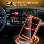 Wireless CarPlay Android Auto Adapter with HDMI & USB Port, Magic AI Box Built-in Play Store YouTube, TikTok, and Screen Mirroring, Plug and Play Wireless CarPlay Converter