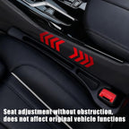 Car Seat Gap Filler Organizer 2 PCS Black Universal Seat Gap Plug Blocker Anti-Drop Console Catcher Phone Keys Storage for Car Truck SUV Auto Accessories Style2