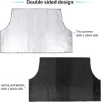 210T Magnetic Car Windshield Cover Sun Shade Snow Frost Ice Guard Waterproof Windshield Protector for SUV 94 x 57.4 Inches