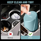 Car Trash Can Bin with Lid - Car Garbage Can Cup Holder - Dark Green Mini Leakproof Vehicle Trash Garbage Can Bin with 20pcs Trash Bags-Car Organizers and Storage for Front Back Seat Accessories