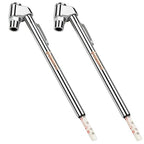 Presta Bike Tire Air Pressure Gauge Pencil 10-120 Psi for Schrader or Presta Valves Car Bicycle Or Motorcycle - 2 Pack