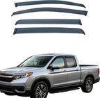 Tape On Rain Guards Window Visors Compatible with 2017-2025 Ridgeline, Side Vent Window Visors Deflectors Shade for Ridgeline 17-25,Rain Guards for Car Windows,Truck Accessories-4pcs