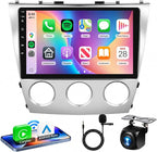 [5G WiFi & 1280 * 720] for Toyota Camry 2006-2011 with Manual A/C Car Radio, 10.1” IPS HD Touch Screen,Wireless CarPlay Android Auto Bluetooth GPS FM RDS SWC Backup Camera(2G+64G)