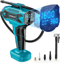 Tire Inflator Air Compressor Compatible with Makita 18V Battery, 160PSI Cordless Portable Electric Air Pump with Digital Pressure Gauge for Car Motorcycles Bike Sport Ball Auto (Tool Only)