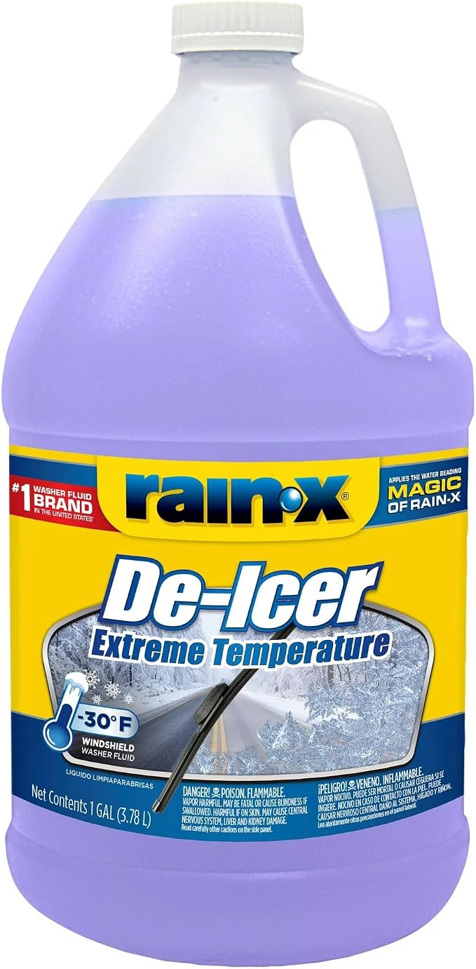 30°F Extreme Temperature De-Icer Windshield Washer Fluid - 1 Gallon (Pack of 6)