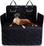 Dog Cargo Liner for SUVs & Back Seats, Waterproof 600D Oxford Dog Car Seat Cover, Standard 72.8"×40.6", Full-Wrap Pet Cargo Cover with Side Walls, Bumper Guard, Non-Slip Backing & Storage Pockets