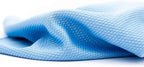 Diamond Weave Glass & Window - Detailing Towels to Polish Mirrors & Chrome, Snakeskin Like Texture, Lint-Free, Streak-Free, 280gsm, 16in. x 24in, Light Blue (5-Pack)