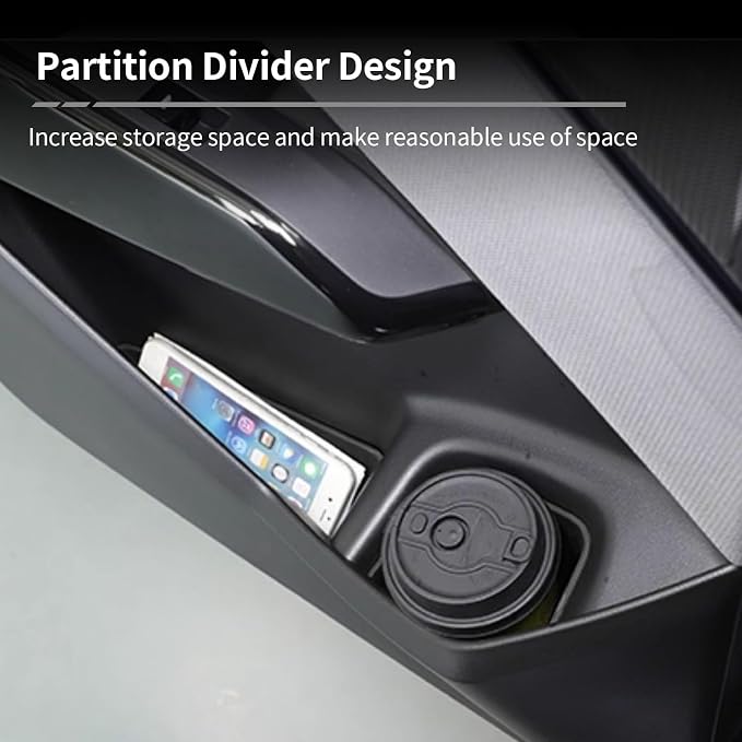 10PCS TPE Car Door Organizer Tray for BMW X3 G45 2025 2026 | TPE Door Organizer Pocket Liners for X3 2025 2026, Front Rear Door Insert Tray Organizer Slot Storage