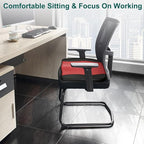 Comfort Memory Foam Car Seat Cushions For Driving,Red Booster Cushion Pad | Ergonomic Height Cushion, Sciatica & Lower Back Pain Relief Pillow, Comfort Seat Pad for Car Office Wheelchair Short People