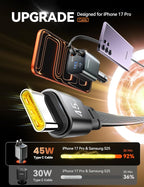 [2026 Ultra-Compact] Retractable Car Charger 84W Car Charger USB C for iPhone 16 17 Fast Charging, Car Accessories, Car Adapter Travel Essentials Gifts for Women Men, for iPhone 17 16 15 14 13