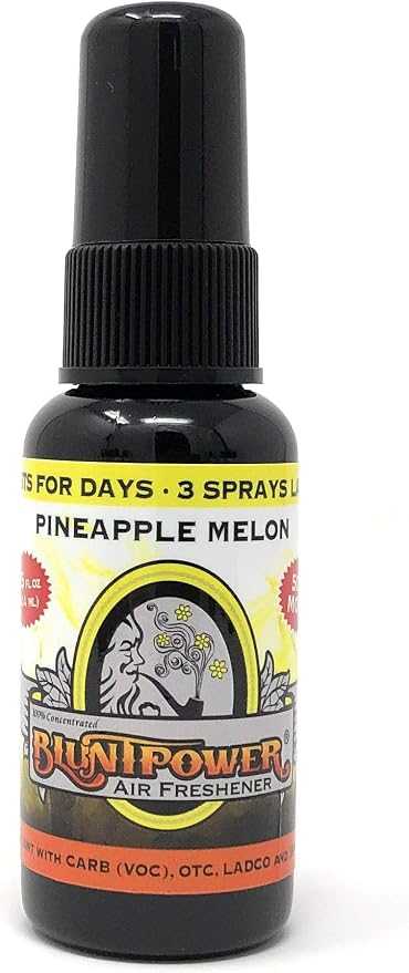 (Pineapple Melon, 1 Pack) Concentrated Air Freshener for Room and Car Spray - Oil-Based Diffuser Spray Bottle - Long-Lasting Bathroom Spray, Car Freshener, & Odor Eliminator Spray