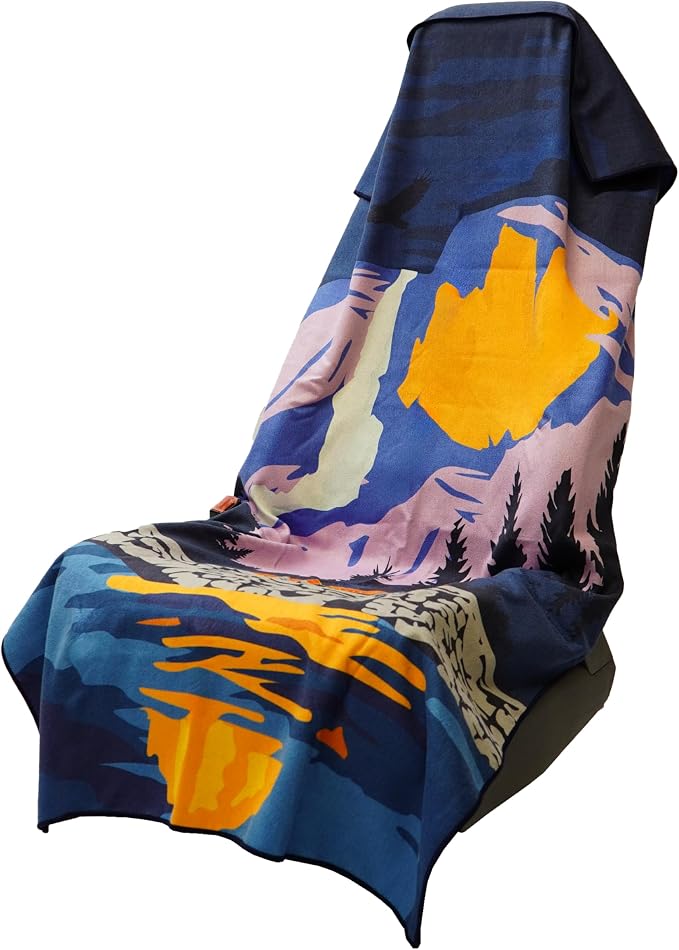Athletic Running Towel, Full-Sized, Car Seat Cover - Performance Microfiber (Yosemite)