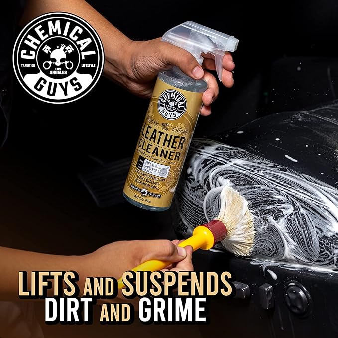 SPI1091601 Leather Cleaner and Conditioner Leather & Interior Care Bundle + SPI22016 Total Interior Cleaner & Protectant, Safe for Cars, Home, Office, & More (16 fl oz) 3 Items