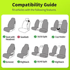 Black Waterproof Sweat Towel Seat Cover Universal Non-Slip for Car Truck SUV Seat for Dog & Kid Workout Outdoor OR Sport Activities