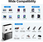 𝟒𝐏𝐚𝐜𝐤 𝐔𝐩𝐠𝐫𝐚𝐝𝐞𝐝 USB to USB C Adapter,Type-C Female to A Male Charger Converter for iPhone 17 Charger,iWatch Ultra SE 9 10 11,iPhone 17 Pro Max 16 15 14,Samsung S25,AirPods,iPad,Car,Xbox