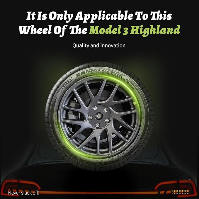 for Tesla Model 3 Highland Wheel Cover,18 inch Model 3 Wheel Rim Cover Caps, 4PCS Hubcaps Wheel Cover Model 3 Highland (2023-2025) Rim Full Cover Hubcaps Accessories