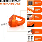 Car Jack Electric Hydraulic Jack Kit 5Ton 155-450mm LCD Display Lift Inflator LED Light Impact Wrench 12V Portable Outdoor Home Emergency Tire Change Roadside Rescue Set