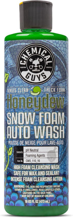 CWS_110_16 Honeydew Snow Foam Car Wash Soap (Works with Foam Cannons, Foam Guns or Bucket Washes) Safe for Cars, Trucks, Motorcycles, RVs & More, 16 fl oz, Honeydew Scent