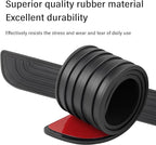 4PCS Car Door Sill Protector,Anti-Scratch Rubber Car Door Protector Edge Guards for Door Steps,Universal Waterproof Door Threshold Strips Exterior Accessories for Car Truck SUV (Black, Width 1.57")