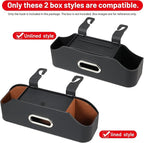 2-Pack Replacement Hook Parts Specifically for Car Seat Headrest Cup Holders Organizer - for Replacement When Damaged or Broken.(Black, Long / 3.54 inch / 9 cm)