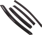 WD2-370 Dark Smoke 4 Pcs Set Window Visor (Outside Mount) Deflector Rain Guard Compatible with 2008-2009 Pontiac G8