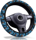 Wolf Steering Wheel Cover 15 Inch Universal Neoprene Steering Cover | Wolf Car Accessories Decor Non-Slip Fit Auto SUV Truck, Wolves Gifts for Women Men Birthdays Festivals
