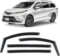 in-Channel Incredibly Durable Rain Guards for Toyota Sienna 2021-2026, Original Window Deflectors, Vent Window Visors, Vent Deflector, 4 pcs. - 410279